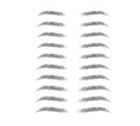 Autocollants pour sourcils, sourcils temporaires, authentiques sourcils transferts autocollants Peel Off sourcils toilettage façonnage maquillage pour femmes filles Teksome