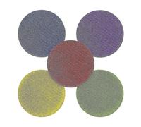 Autocollants Pour Tapis En Nylon Durables Pour Fêtes D'enfants - Coussinets Ronds Crochetés Réutilisables De Couleurs Aléatoires, Paquet De 30