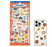 Autocollants pour - Thème Alimentaire de Dessin animé | Autocollants 3D Puffy Food pour décoration Amusante et Jeu créatif, Ensemble d'autocollants Mignons pour Ordinateurs Portables