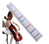 Autocollants pour touche de violoncelle - Marqueurs adhésifs pour la pratique des débutants, efficacité d'apprentissage du violon et de l'alto | Ensemble complet de marqueurs de position avec notes et