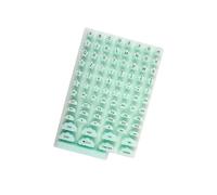 Autocollants Pour Touches De Clavier, Protecteur Adhésif Puissant En Silicone, 115 X 173 X 13,5 Mm, Couverture De Clavier Adaptée Aux Ongles, Tampons De Saisie Doux Au Toucher, Aide À La Frappe À Ongl