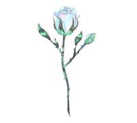 Autocollants pour ukulélé - Décalque avec incrustation de magnolia rose pour instruments de musique, guitare amovible, basse et décorations | table parfaite, clavier, personnalisation bricolage, Hom