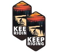 Autocollants pour vélo - Autocollants imperméables pour vélo de montagne - Autocollants décoratifs pour bouteille d'eau, valise et ordinateur portable