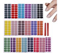 Autocollants pour vernis à ongles semi-trempés, mode d'emploi Semi-trempé | Bandes de vernis à ongles à et à coller, bandes de vernis à ongles, films complets pour pour femme, qualité