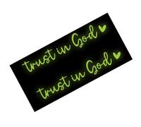 Autocollants pour vitre de voiture, autocollants de fenêtre de voiture, confiance en Dieu autocollant de voiture 2 pièces autocollants de voiture | et décalcomanies pour maman, papa, collègues