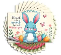 Autocollants pour voiture Blessed is The Womb That Bore You. Lot de 10 autocollants amusants pour grotte (6 x 9 cm)