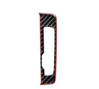 Autocollants pour Voiture pour A3 S3 2013 2014 2015 2016 2017 2018 19 | Autocollant De Garniture De Bouton De Panneau De Levier Vitesse Console Centrale Intérieure Voiture(Red,Model 2)