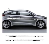 Autocollants pour Voiture pour Hyundai i20 WRC N Line 2009 2010 2011 2012 2017 2018 2022 2024,Bandes latérales,Stickers en Vinyle,Accessoires pour Tuning,White