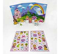 Autocollants princesse et château pour enfants, enfants, tout-petits, adultes - Activités artisanales de scrapbooking et cadeaux de remplissage de sac de fête - Ballerine, baguette magique, fée