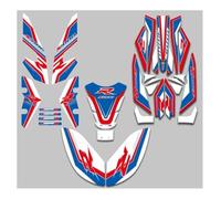 Autocollants protection réservoir Autocollant Réfléchissant Pour Réservoir Et Arrière De Moto, Protecteur De Plaque D'immatriculation De Carénage Pour S1000R S1000 R 2015 2016 2017 2018
