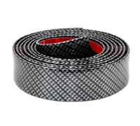 Autocollants Protection seuil Porte Bande de Moulage en Caoutchouc 3 m pour seuil Porte Voiture, Protection Pare-Chocs Aspect Fibre Carbone, pièces extérieures personnelles