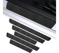 Autocollants Protection Seuil Porte Voiture pour Audi RS 3 2020-2026, Fibre Carbone Rayures Éraflures Accessoires Auto - Adhésif Protecteur Ensemble Pièces