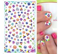 Autocollants R¿¿Fl¿¿Chissants Pour Ongles",Soleil,Lune,¿¿Toiles,3d,Serpent Dor¿¿,Flamme,Oiseaux,Roses,Feuilles,Nouvel An,Curseur Bronzant,"Lef908 - Type F806