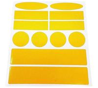 Autocollants Réfléchissants - 4r Quattroerre.It - Jaune - 12 Pièces - 14 X 16 Cm Multicolore