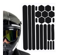 Autocollants Réfléchissants - Adhésives Bandes Réfléchissantes | Stickers Réfléchissant | Autocollants pour Casque De Moto | Réflecteurs De Visibilité Nocturnes pour Casque Moto, Vélo, Trottinette