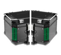 Autocollants réfléchissants compatibles avec GIVI Monokey Trekker Outback Coffre en aluminium Top Case 42 58 l Motorrad (Vert)