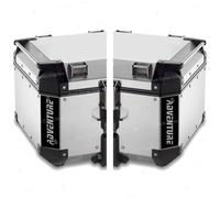 Autocollants réfléchissants compatibles avec GIVI Monokey Trekker Outback Coffre en aluminium Top Case 42 58 l Motorrad (Noir)