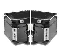 Autocollants réfléchissants compatibles avec GIVI Monokey Trekker Outback Coffre en aluminium Top Case 42 58 l Motorrad (Blanc)