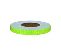 Autocollants réfléchissants imperméables, Bande autocollante de sécurité auto-adhésive en treillis cristal, couleur unie, avertissement danger, for vélo moto 2CM x 50M(Green a)