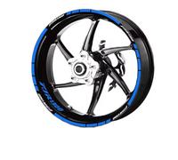 Autocollants Réfléchissants Imperméables Jantes De Roue Moto pour Yamaha FJR1300 (Avant Et Arrière). Accessoires Inclus