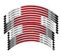 Autocollants Réfléchissants Imperméables Roues Moto pour CRF1100L pour 1000L pour African pour Twins Autocollants de Roue durables(Style 3)