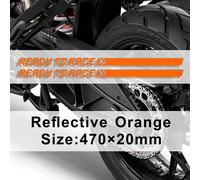 Autocollants Réfléchissants Ktm Pour Moto,Décalcomanies De Réservoir,Course Super Adventure Duke 125 390 1290 200 790 890 690 990,Prêt À Courir - Type Orange 470