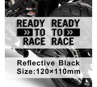 Autocollants Réfléchissants Ktm Pour Moto,Décalcomanies De Réservoir,Course Super Adventure Duke 125 390 1290 200 790 890 690 990,Prêt À Courir - Type Black 120