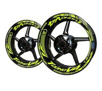 Autocollants Réfléchissants pour Jantes De Moto pour Aprilia Tuono V4, Bandes De Moyeu, Accessoires De Décoration Lot Complet d'autocollants de Jante(Couleur 5)