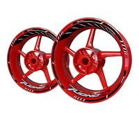 Autocollants Réfléchissants pour Jantes De Moto pour Aprilia Tuono V4, Bandes De Moyeu, Accessoires De Décoration Lot Complet d'autocollants de Jante(Couleur 3)