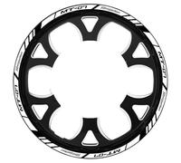 Autocollants Réfléchissants pour Jantes De Moto pour MT07 MT-07 MT 07, Ensemble Complet De Bandes De Moyeux Lot Complet d'autocollants de Jante(Couleur 3)