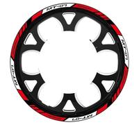 Autocollants Réfléchissants pour Jantes De Moto pour MT07 MT-07 MT 07, Ensemble Complet De Bandes De Moyeux Lot Complet d'autocollants de Jante(Couleur 4)