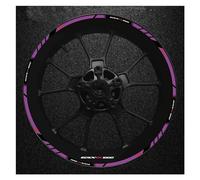 Autocollants Réfléchissants pour Jantes De Moto pour Suzuki GSXR1000 GSXR 1000, Kit Complet De Décoration Lot Complet d'autocollants de Jante(Couleur 17)