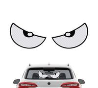 Autocollants réfléchissants pour Les Motos - Conception des Yeux du Chat, décalcomanies de sécurité à Plusieurs usagers, Bandes résistantes intempéries, Ruban réfléchissant à Haute visibi