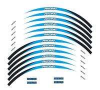 Autocollants Réfléchissants pour Moyeu De Roue Moto, Ensemble D'autocollants Modification Jante, Accessoires Étanches pour BMW K1600GTL des pièces de Rechange(Style 3)