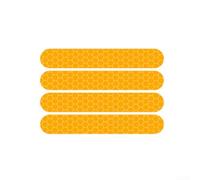 Autocollants réfléchissants pour roue de scooter électrique Ninebot Max G30 G2 G65 Accessoire anti-poussière (orange)