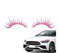 Autocollants réfléchissants pour sourcils de voiture, faux cils décoratifs pour phares de voiture, véhicule électrique, moto, SUV