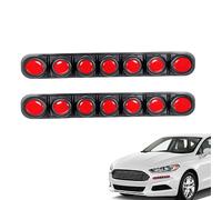 Autocollants Réfléchissants Pour Voiture,2 Pièces Protège-Chocs Pliable | Bandes Réfléchissantes De Sécurité Avertissement | Pour Moto Voiture Camion SUV Arrière Conduite De Nuit