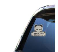 Autocollants réfléchissants pour voiture | Autocollant innovant panda pour voiture, vélo, camion