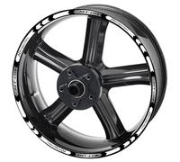 Autocollants Réfléchissants Rayures Jantes De Moto, Ensemble Complet D'autocollants Avant Et Arrière Pour Yamaha Mt 09 Sp 2020 2021 Fond jante réfléchissant(Color7)