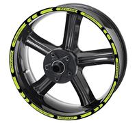 Autocollants Réfléchissants Rayures Jantes De Moto, Ensemble Complet D'autocollants Avant Et Arrière Pour Yamaha Mt 09 Sp 2020 2021 Fond jante réfléchissant(Color15)