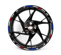 Autocollants Réfléchissants Roues Moto pour Yamaha MT 07 2020 2021, Ensemble D'autocollants Jante