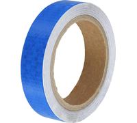 Autocollants réfléchissants universels pour voiture bleue de 2,5 cm x 10 m - Bande réfléchissante de sécurité - Lot de 1