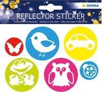Autocollants réflecteurs HERMA "Cercles" 1 feuille à 6 autocollants