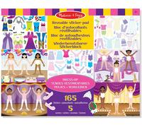 Autocollants réutilisables - s'habiller rose TU