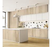 Autocollants Revêtement Adhésif Cuisine, Sticker Mural Cuisine | Doublures Adhésives pour Meubles et Salle de Bain - 2m x 60cm