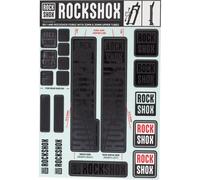 Autocollants Rockshox 30/32/Rs1 Noir