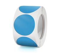 Autocollants Ronds Bleu 38mm Autocollants De Codage Couleur Étiquettes Rouleau Petits Points De Repère Round Sticker 500 Pièces