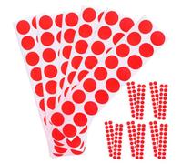Autocollants Ronds de Réparation de Cible 2 Lots, Papier Rouge