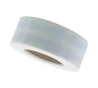 autocollants ronds d'étiquette de prix de bijoux, étiquettes d'haltères étiquettes vierges en papier kraft pour bagues, colliers, bracelets, Blanche