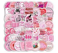 Autocollants Roses Esthétiques pour Kindle,60 Stickers Kawaii Livres, Motifs Littéraires pour Housse Kindle, Ordinateur, Journaling & Bouteille - Cadeaux Femmes/Filles/Adulte